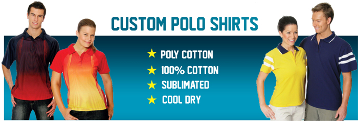 Custom polo shirts